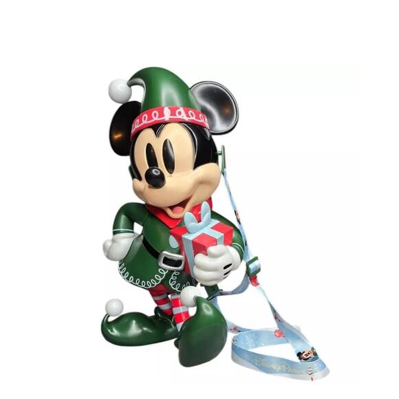 Disneyland Mickey Mouse Elf Christmas Popcorn Bucket 2024 Brand New - Picture 1 of 9